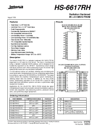 Datasheet HS1-6617RH-8 manufacturer Intersil