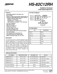 Datasheet HS1-82C12RH manufacturer Intersil