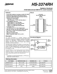 Datasheet HS-3374RH manufacturer Intersil