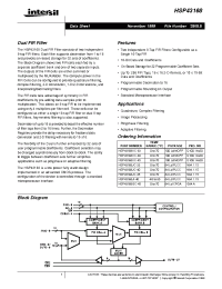 Datasheet HSP43168GC-45 manufacturer Intersil