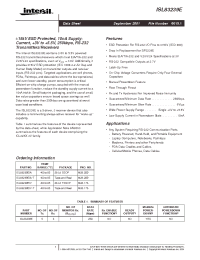 Datasheet ISL83239E manufacturer Intersil