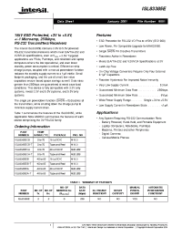 Datasheet ISL83385ECA-T manufacturer Intersil
