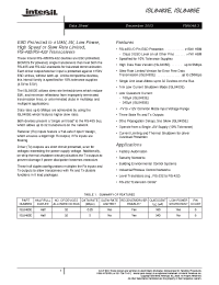 Datasheet ISL8483EIB manufacturer Intersil