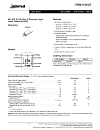 Datasheet ITF86174SQT manufacturer Intersil