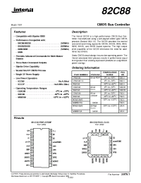 Datasheet MD82C88 manufacturer Intersil
