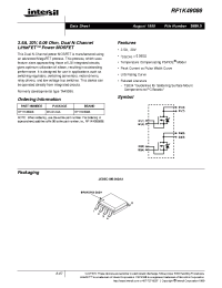 Datasheet RF1K49086 manufacturer Intersil