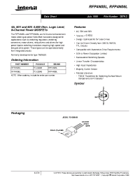 Datasheet RFP4N05L manufacturer Intersil