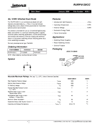 Datasheet RURP4120CC manufacturer Intersil