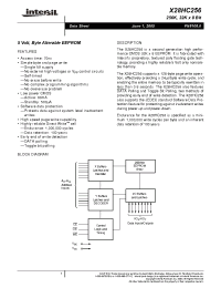 Datasheet X28HC256SI-15 manufacturer Intersil