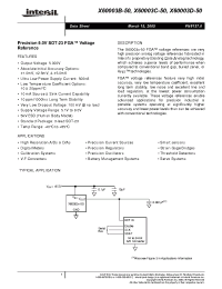 Datasheet X60003B-50 manufacturer Intersil