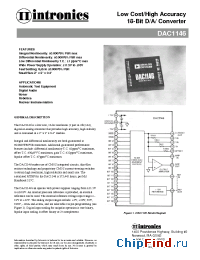 Datasheet DAC1146 manufacturer Intronics