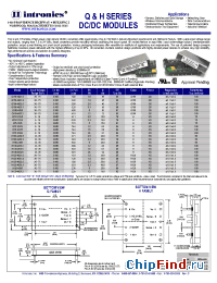 Datasheet H100-24S12 manufacturer Intronics