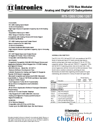 Datasheet RTI-1267 manufacturer Intronics
