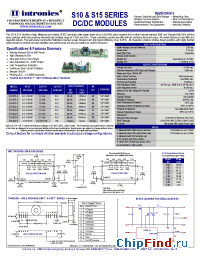 Datasheet S10-5S1.2 manufacturer Intronics
