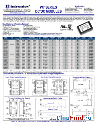 Datasheet W7-12S3.3 manufacturer Intronics