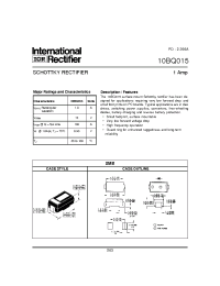 Datasheet 10BQ015 manufacturer IRF