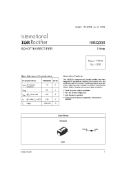 Datasheet 10BQ030 manufacturer IRF