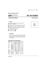 Datasheet 110MT120K manufacturer IRF
