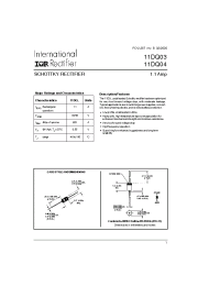 Datasheet 11DQ03 manufacturer IRF