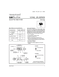 Datasheet 121NQ040 manufacturer IRF