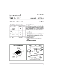 Datasheet 150CNQ040 manufacturer IRF