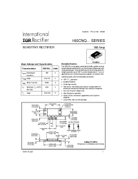 Datasheet 160CNQ035 manufacturer IRF