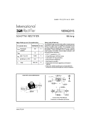 Datasheet 185NQ015 manufacturer IRF