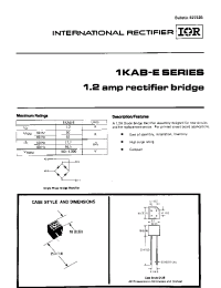 Datasheet 1KAB100E manufacturer IRF