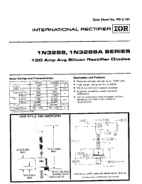 Datasheet 1N3288RA manufacturer IRF