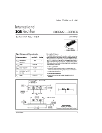 Datasheet 203DNQ100 manufacturer IRF