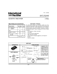 Datasheet 20CJQ045 manufacturer IRF
