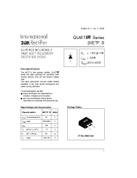 Datasheet 20ETF02S manufacturer IRF