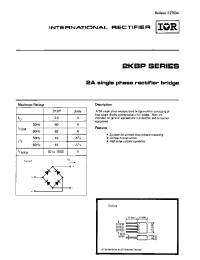 Datasheet 2KBP005 manufacturer IRF