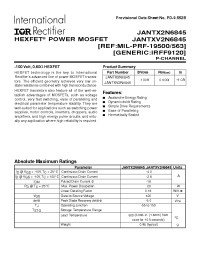 Datasheet 2N6845 manufacturer IRF