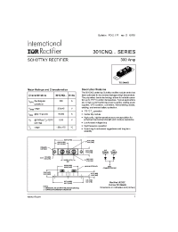 Datasheet 301CNQ035 manufacturer IRF