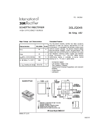 Datasheet 30LJQ045 manufacturer IRF