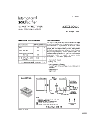 Datasheet 30SCLJQ030 manufacturer IRF