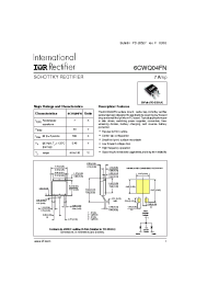 Datasheet 6CWQ04FNTRL manufacturer IRF