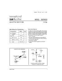 Datasheet 90SQ040TR manufacturer IRF