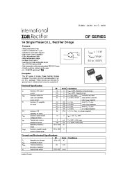 Datasheet DF005STR16 manufacturer IRF