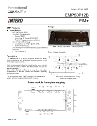 Datasheet EMP50P12B manufacturer IRF