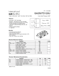 Datasheet GA250TD120U manufacturer IRF