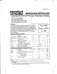 Datasheet IIRLR3105 manufacturer IRF