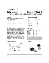 Datasheet IPS5451S manufacturer IRF