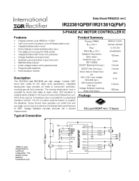 Datasheet IR22381QPBF manufacturer IRF