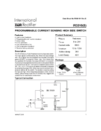 Datasheet IR3310 manufacturer IRF