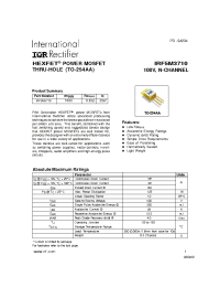Datasheet IRF5M3710 manufacturer IRF