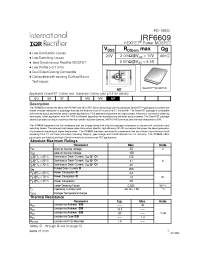 Datasheet IRF6609TR1 manufacturer IRF