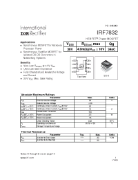 Datasheet IRF7101 manufacturer IRF
