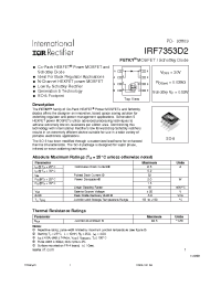 Datasheet IRF7353D2TR manufacturer IRF
